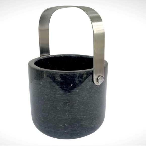 70s Georges Briard Rare MCM Marble Stainless Wine Chiller - Picture 1 of 10